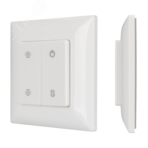 Панель SMART-P46-DIM-P-SUF (3V, 1 зона, Knob, 2.4G) (ARL, Пластик)