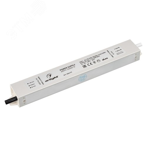 Блок питания ARPV-24040-D (24V, 1.7A, 40W) (ARL, IP67 Металл, 3 года)