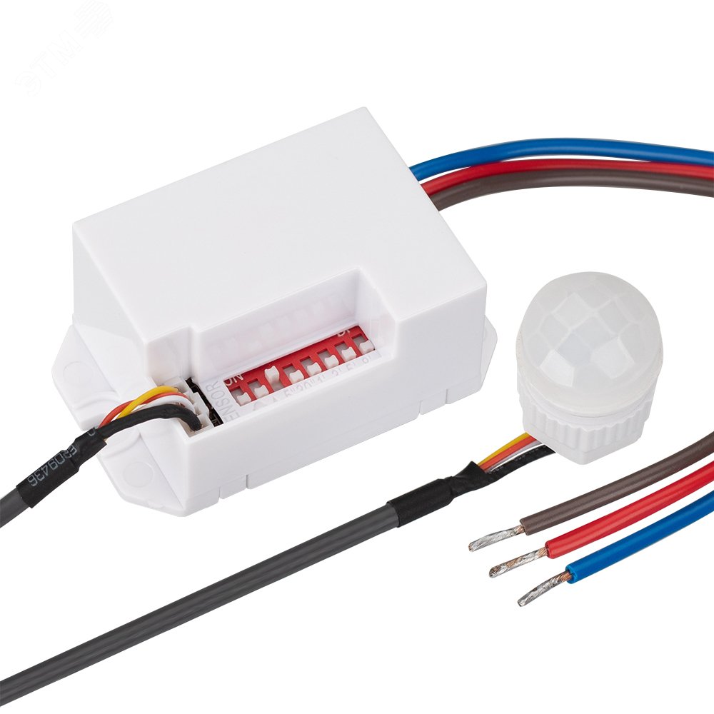 Датчик движения PRIME-PIR-IN-360-230V-MULTI (56x33мм, 800W, IP20) (ARL, -)