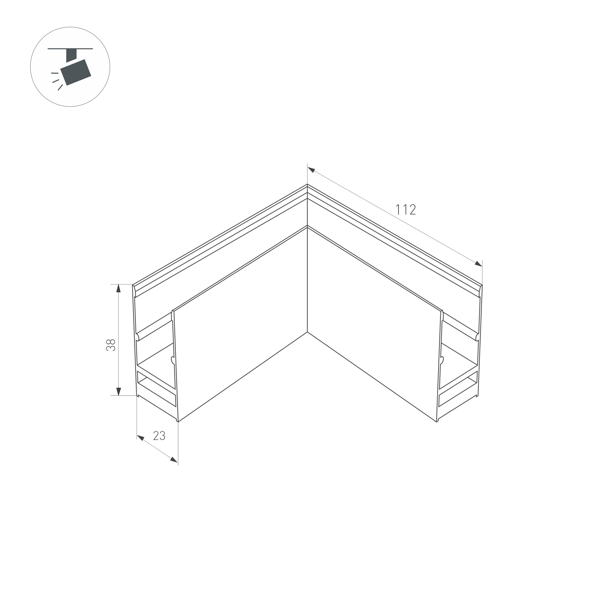 ИК-выключатель SR-RULE-MOTION (12-24V, 1x2.5A, 55x10mm) (, Открытый)