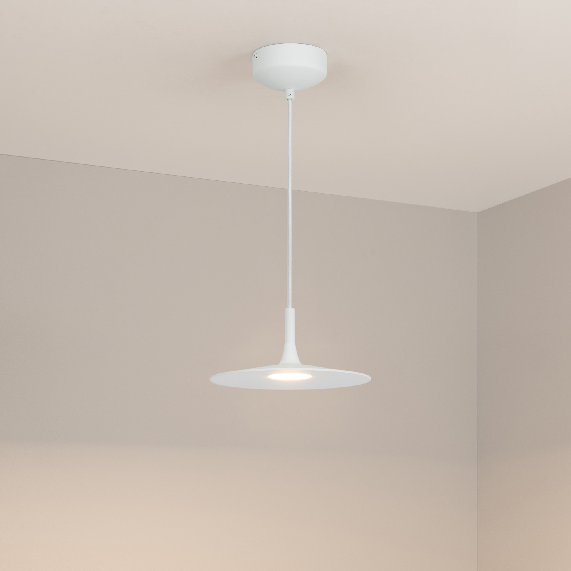 Светильник SP-FIORE-R250-8W Day4000 (WH, 120 deg, 230V) (, IP20 Металл, 3 года)