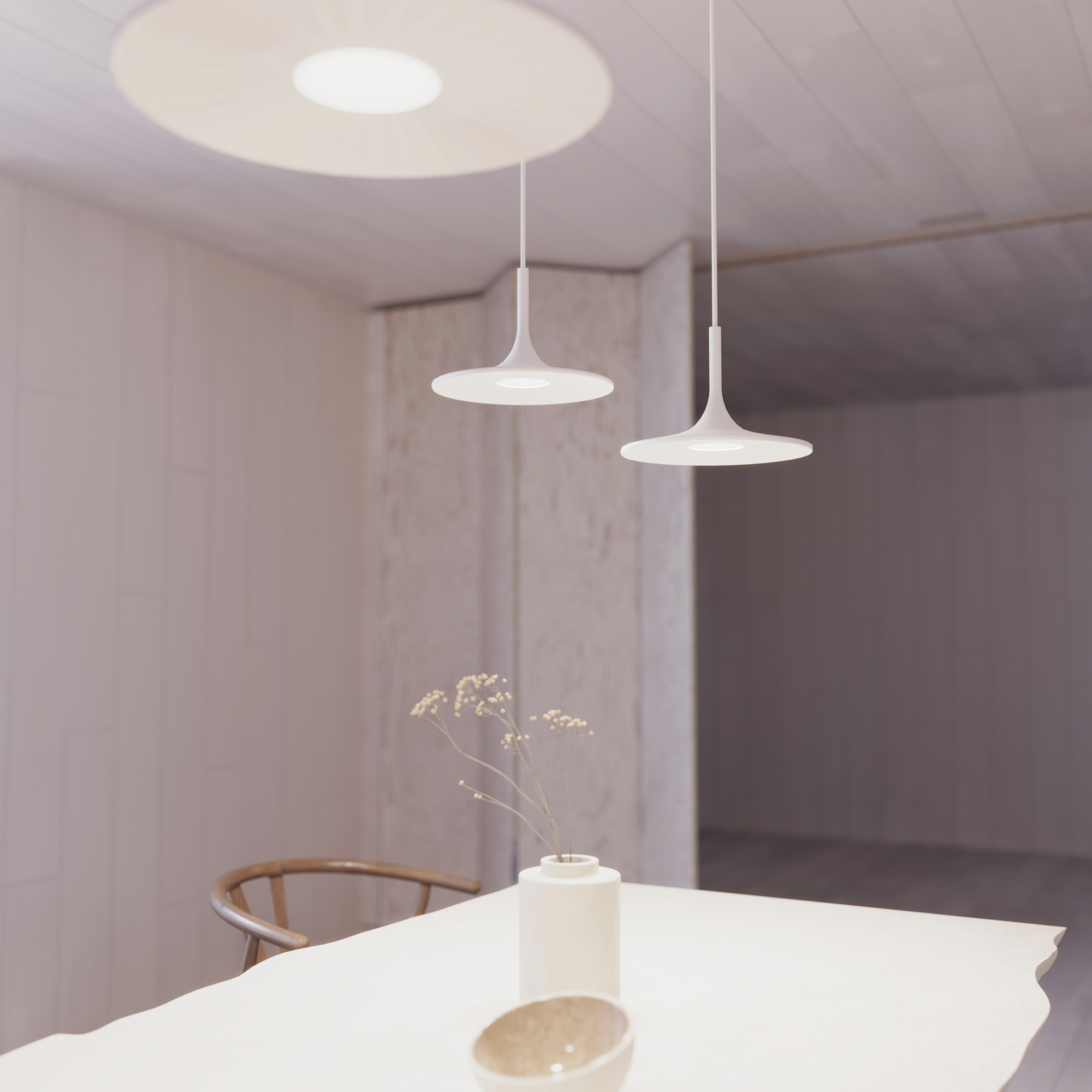 Светильник SP-FIORE-R250-8W Day4000 (WH, 120 deg, 230V) (, IP20 Металл, 3 года)