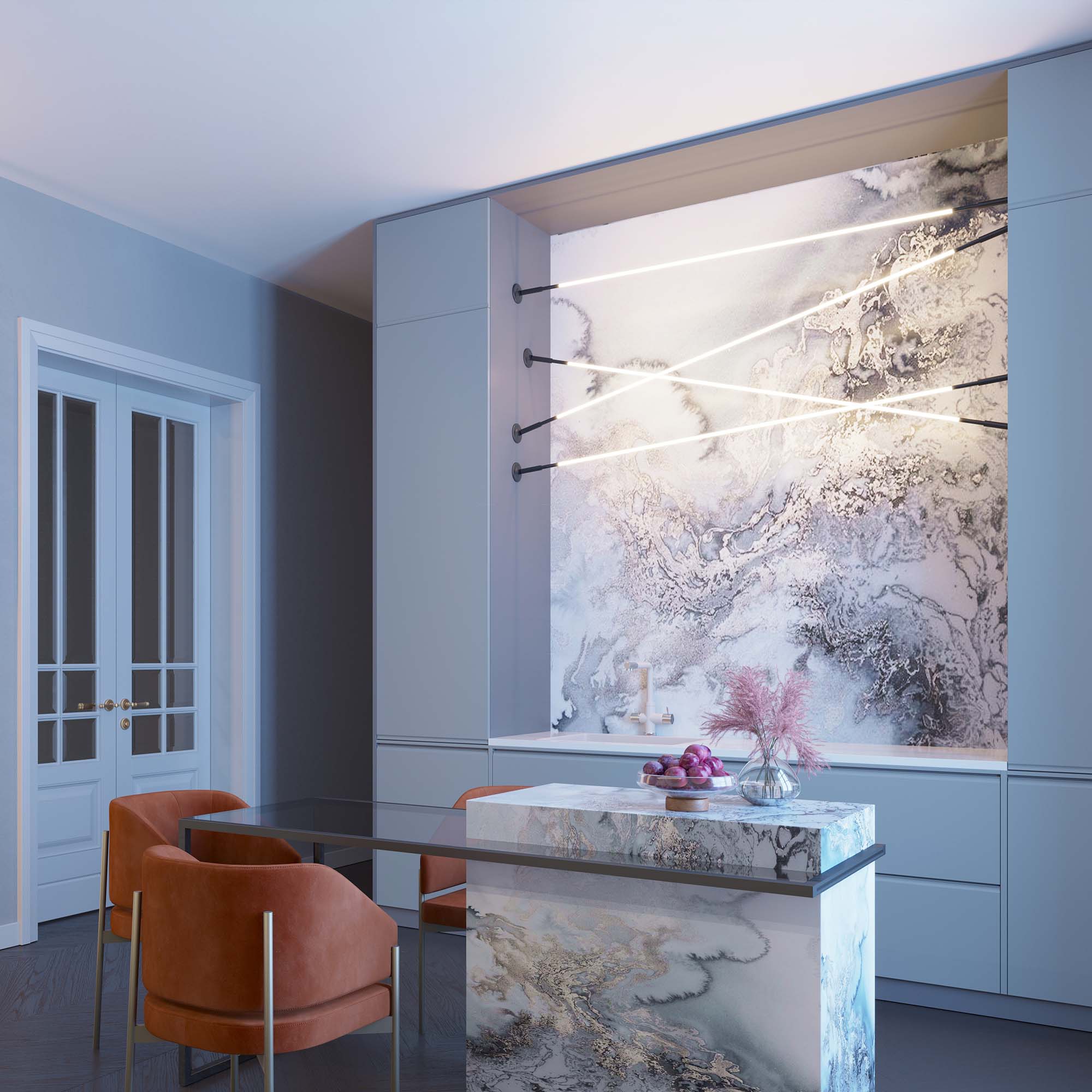 Экран SL-KANT-H16 ROUND OPAL (ARL, Пластик)