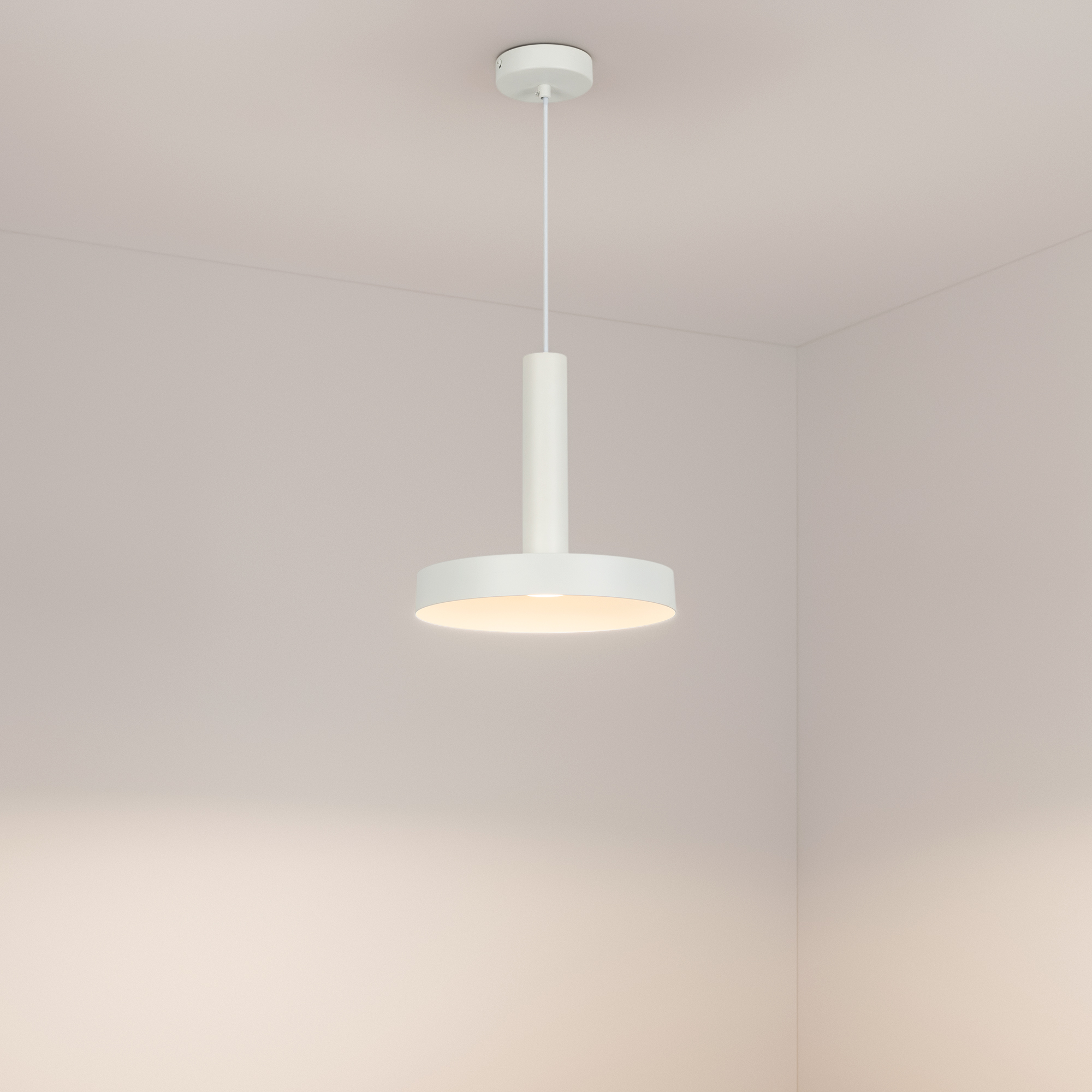 Светильник SP-ERIC-R250-8W Day4000 (WH, 120 deg, 230V) (IP20 металл, 3 года)