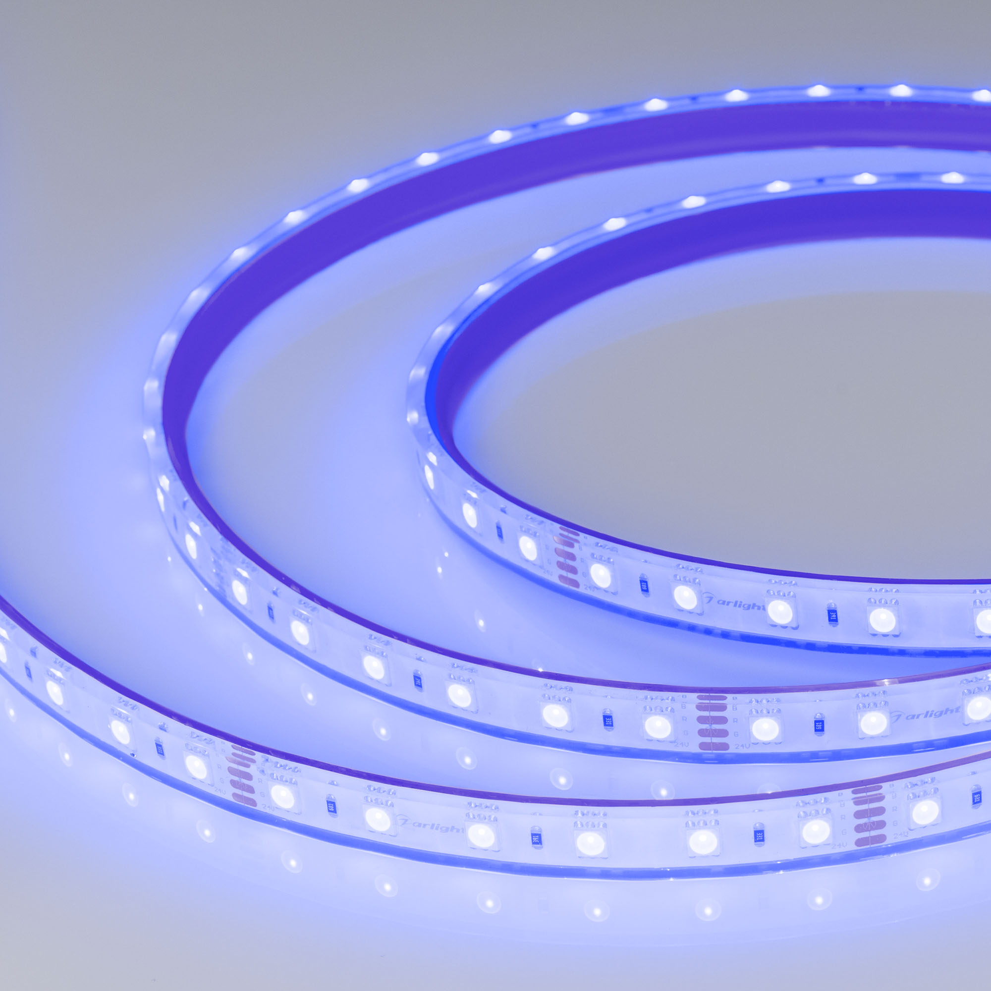 Лента герметичная RTW-PFS-B60-13mm 24V RGB (14.4 W/m, IP68, 5060, 5m) (, 14.4 Вт/м, IP68)