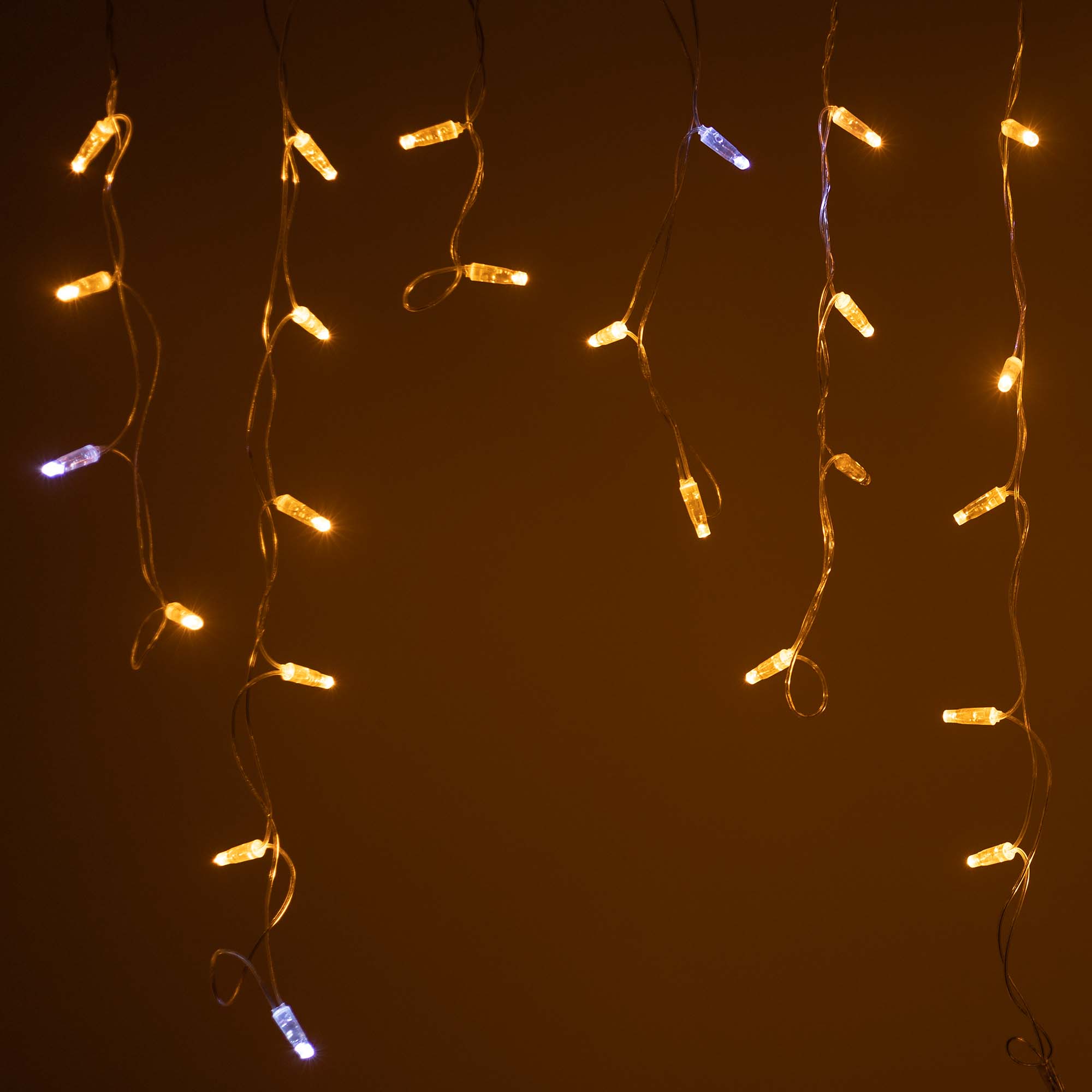 Гирлянда светодиодная декоративная ARD-EDGE-CLASSIC-2400x600-CLEAR-88LED-FLASH Yellow (230V, 6W) (ARDCL, IP65)