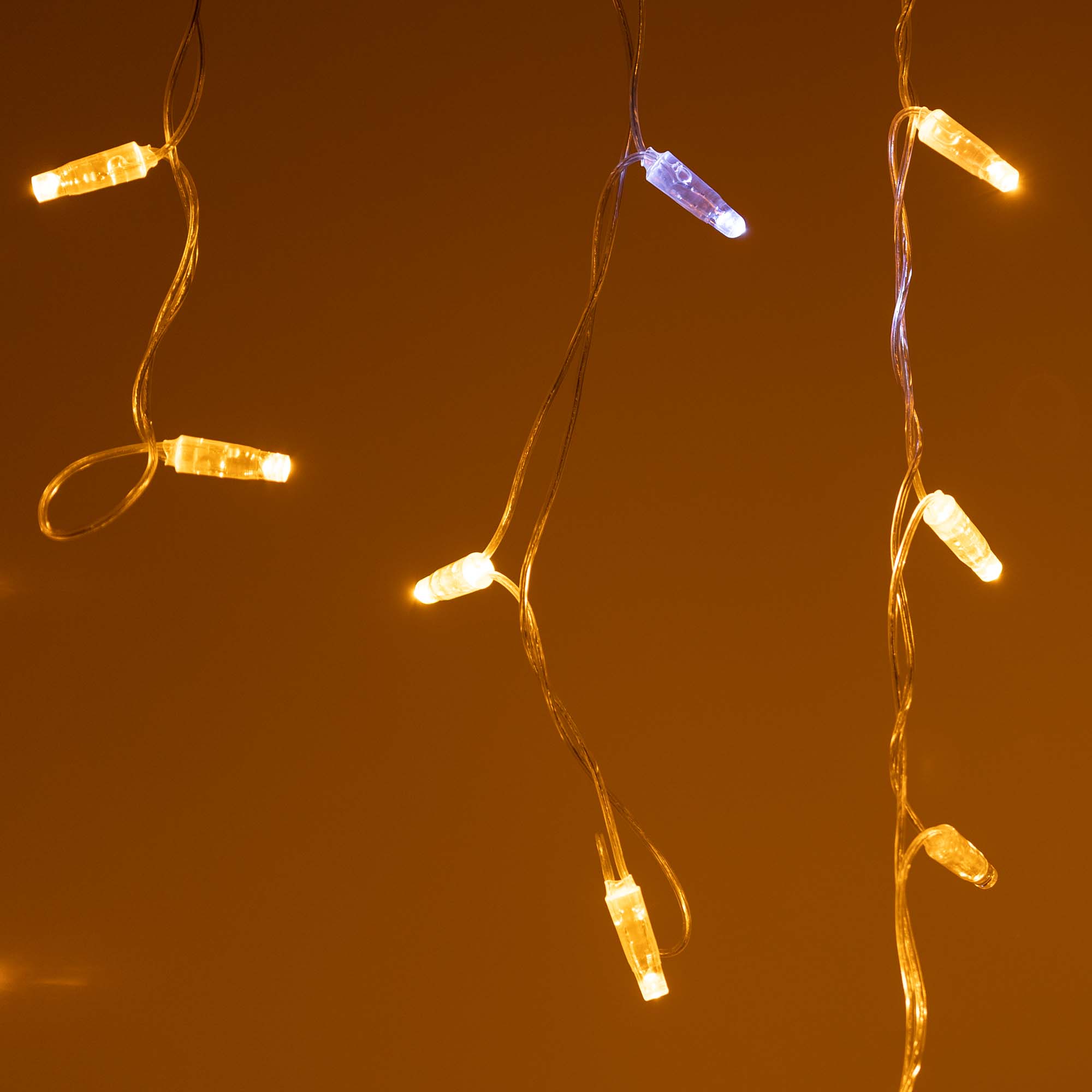 Гирлянда светодиодная декоративная ARD-EDGE-CLASSIC-2400x600-CLEAR-88LED-FLASH Yellow (230V, 6W) (ARDCL, IP65)