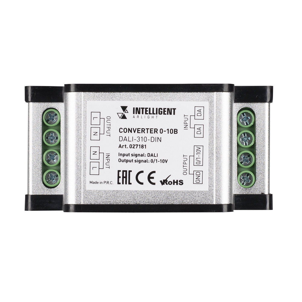 Декодер SMART-K23-DMX512-DIN (12-24V, 3x6A) (ARL, IP20 Пластик, 5 лет)