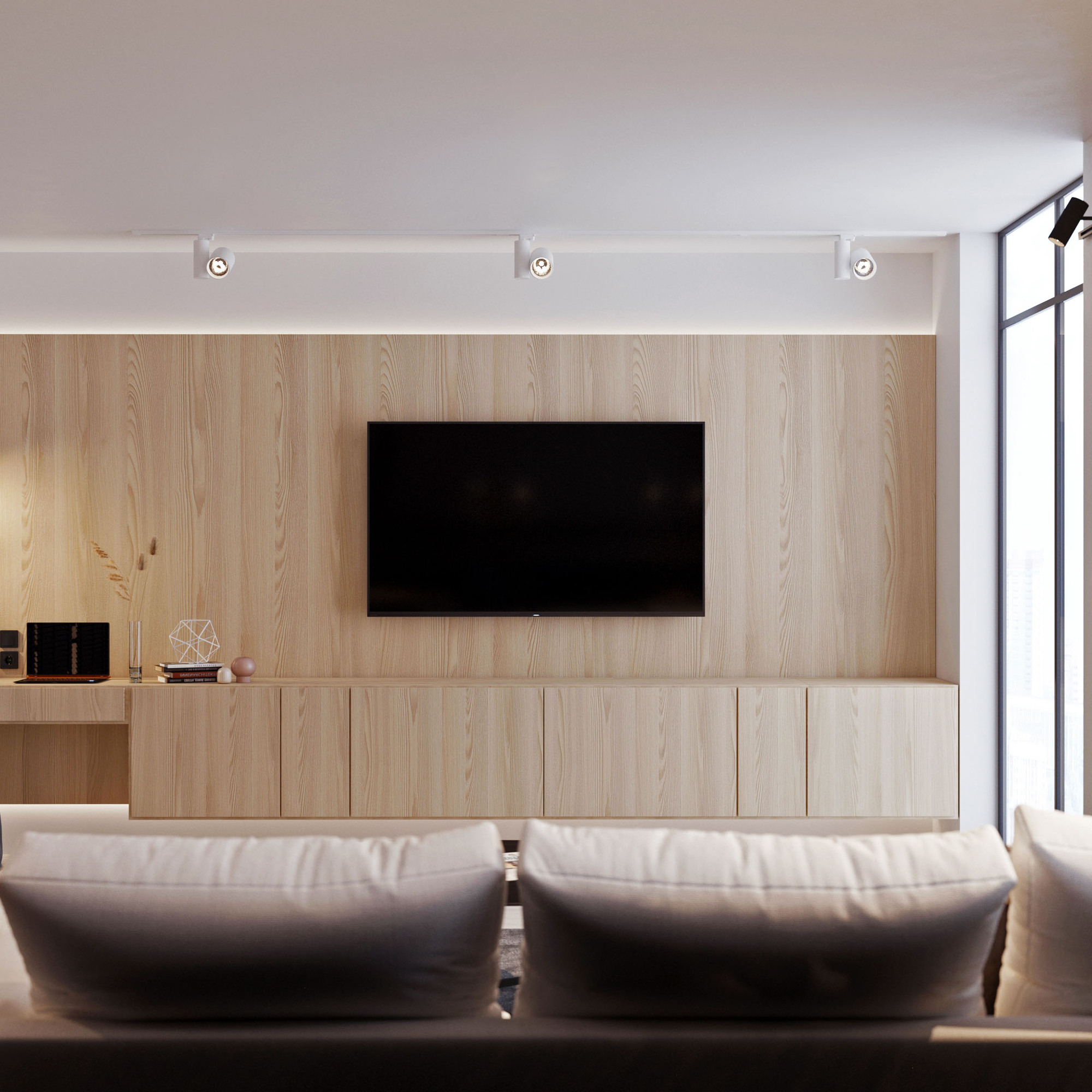 Светильник подвесной SP-POLO-R85-2-15W Day White 40deg (Black, Gold Ring) (ARL, IP20 Металл, 3 года)