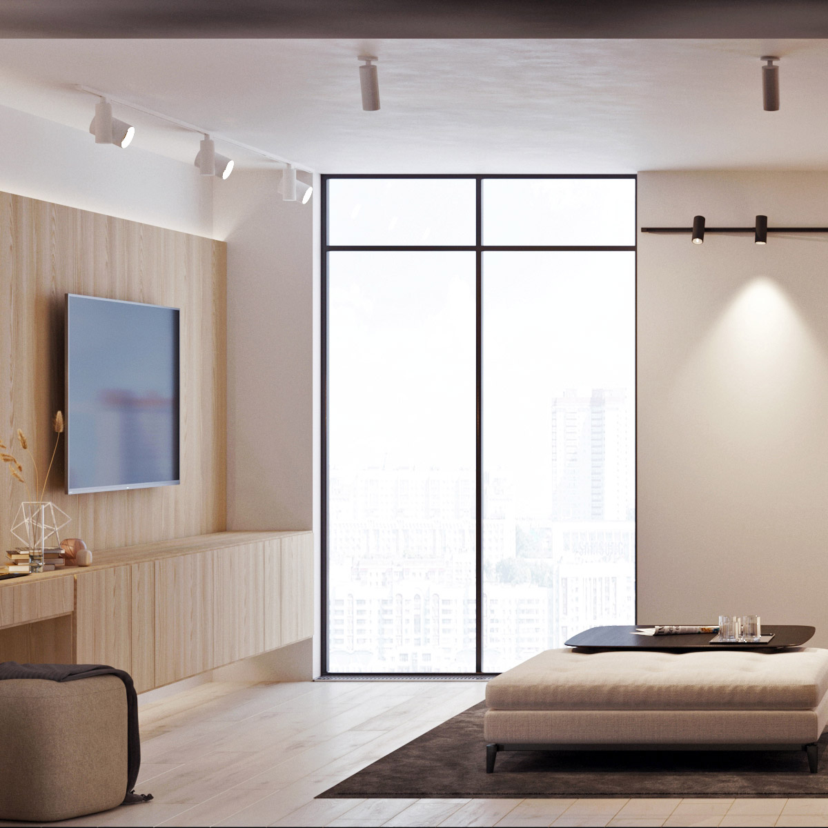 Светильник подвесной SP-POLO-R85-2-15W Day White 40deg (Black, Gold Ring) (ARL, IP20 Металл, 3 года)