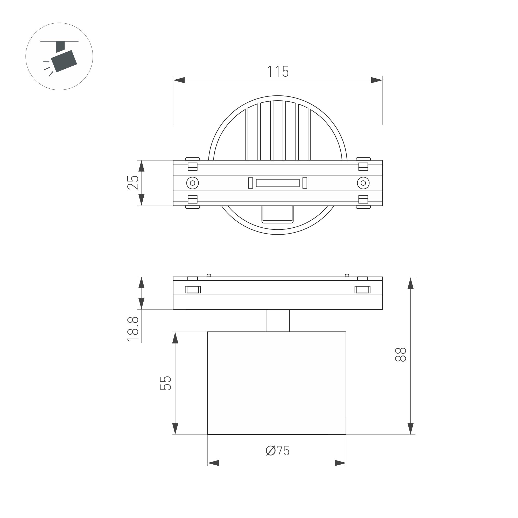Блок питания ARS-100-24 (24V, 4.2A, 100W) (ARL, IP20 Сетка, 2 года)