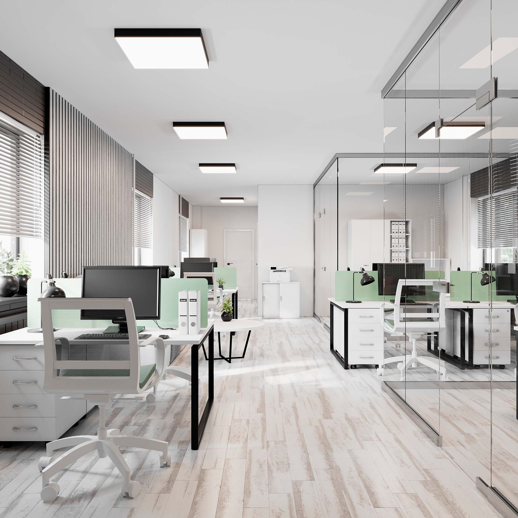 Светильник SP-QUADRO-S120x120-13W Day4000 (WH, 120 deg, 230V) (IP40 металл, 3 года)