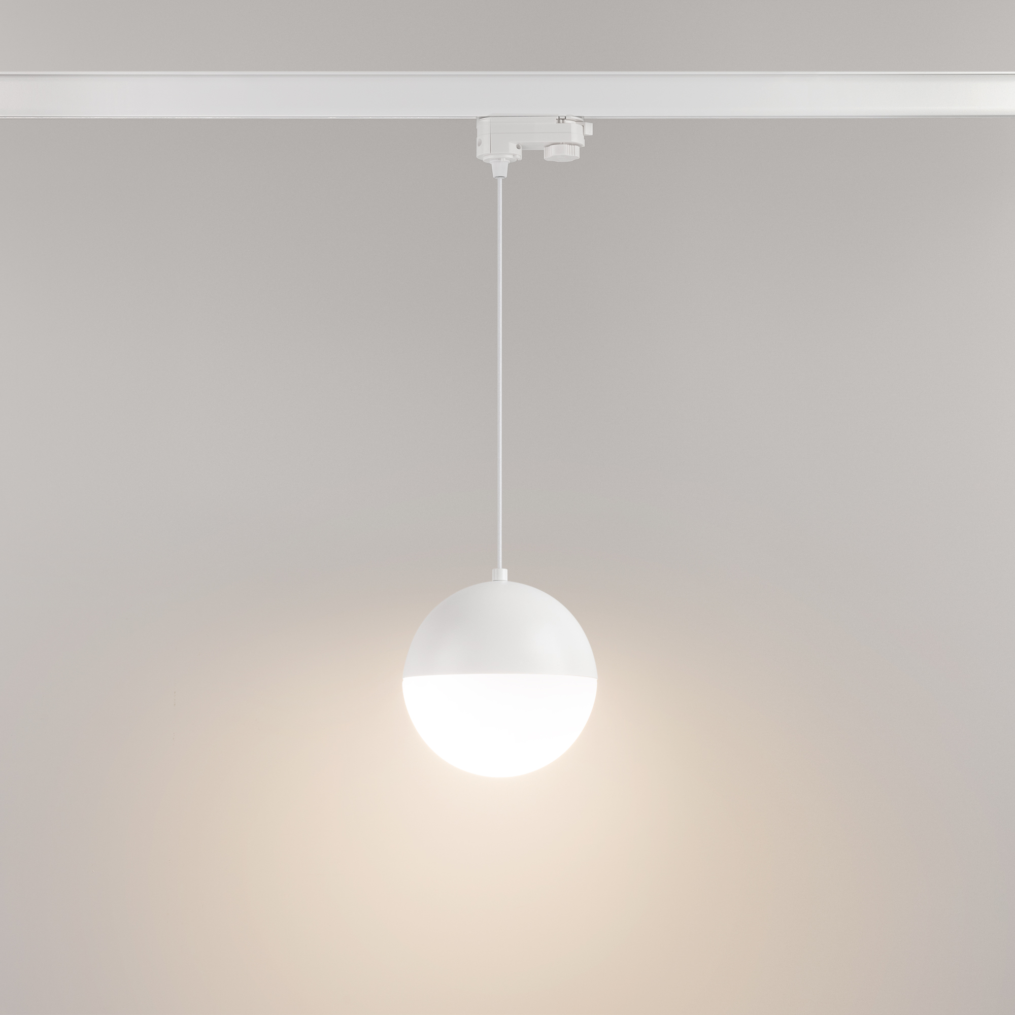 Светильник LGD-EMISFERO-TRACK-HANG-4TR-R150-11W Warm3000 (WH, 170 deg, 230V) (IP20 металл, 3 года)