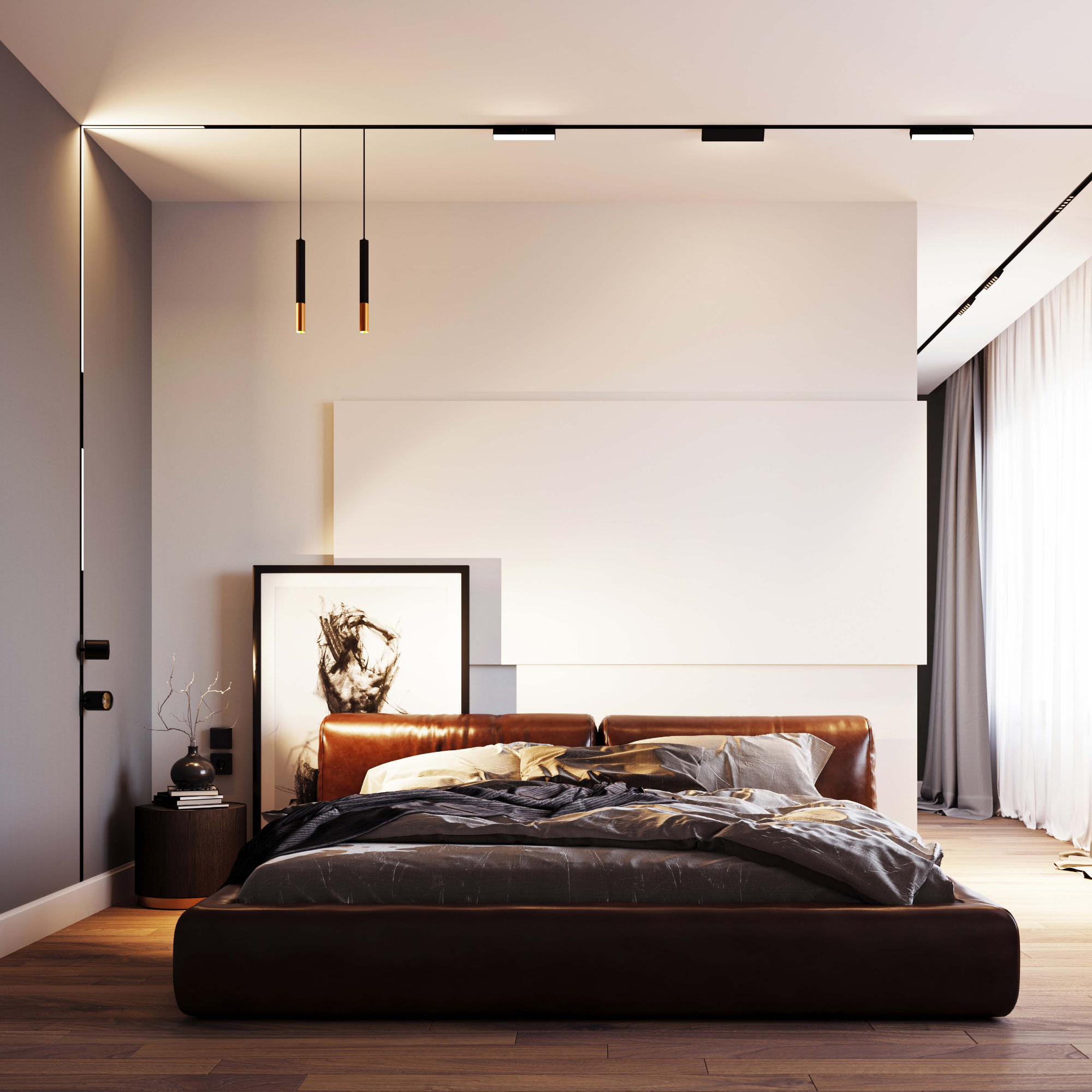 Трек встраиваемый MAG-TRACK-2538-F-2000 (BK)