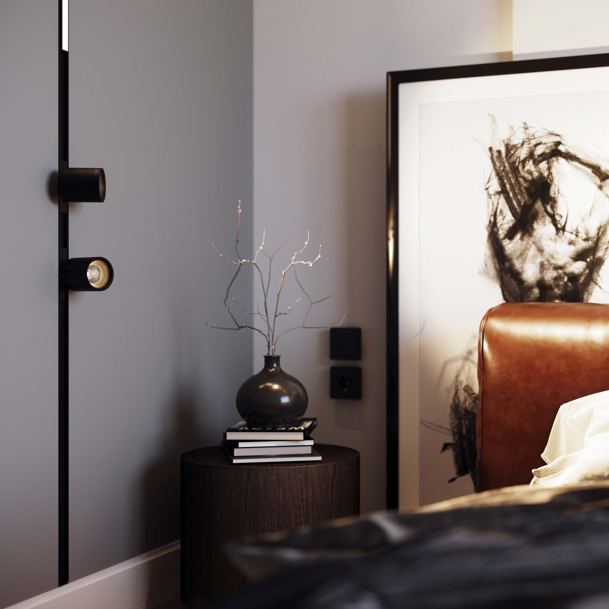 Трек встраиваемый MAG-TRACK-2538-F-2000 (BK)