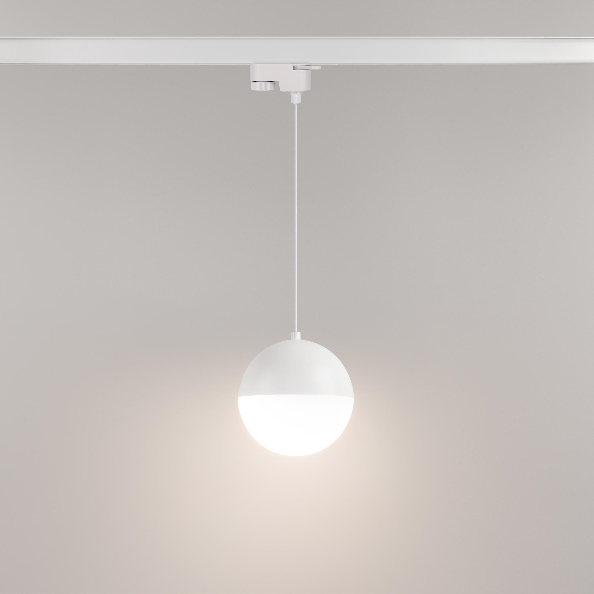 Светильник LGD-EMISFERO-TRACK-HANG-2TR-R150-11W Day4000 (WH, 170 deg, 230V) (, IP20 Металл, 3 года)