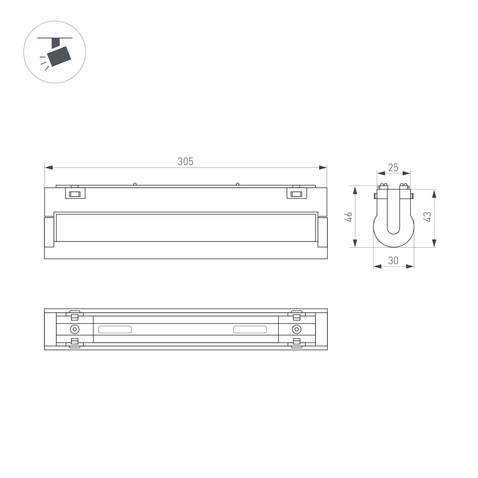 Угол S2-LINE-7977-L90W внешний (ARL, Металл)
