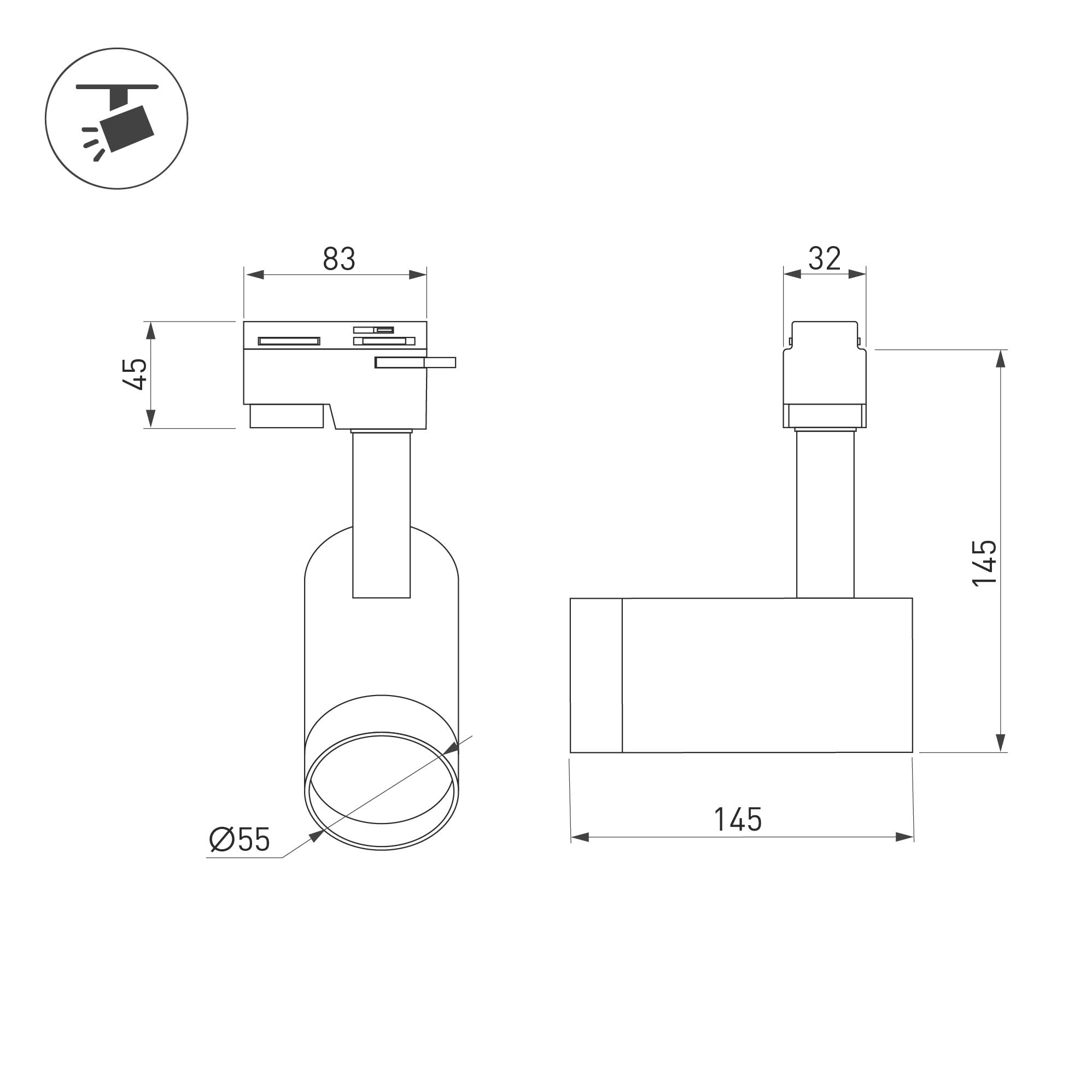 Угол S2-LINE-7977-L90W внешний (ARL, Металл)