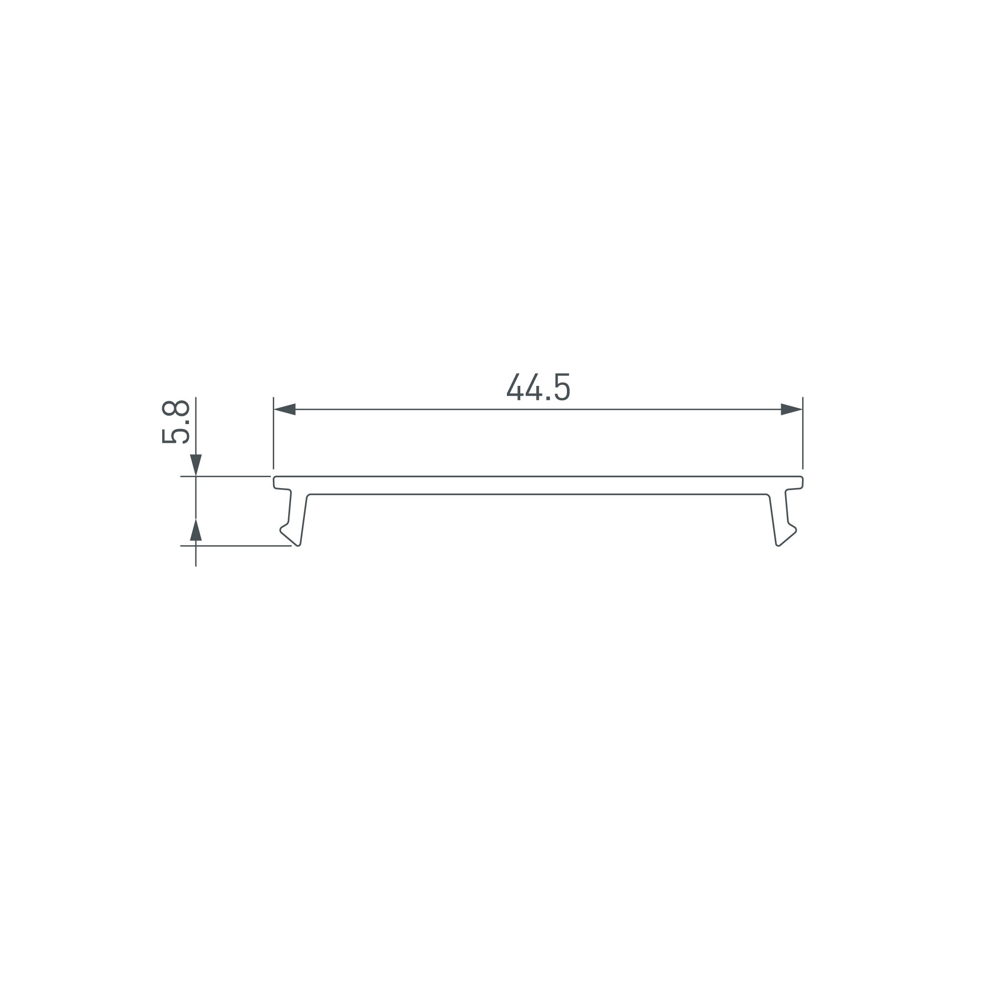 Угол S2-LINE-7977-L90W внешний (ARL, Металл)