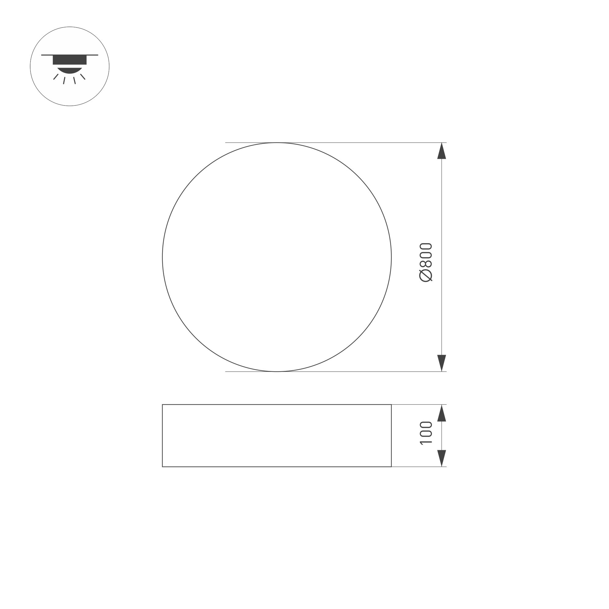 Экран ARH-POWER-W150-2000 OPAL (пластик)