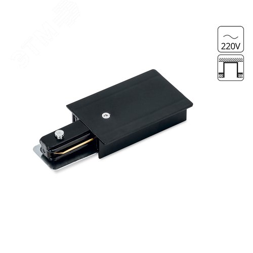 Коннектор черный IP20