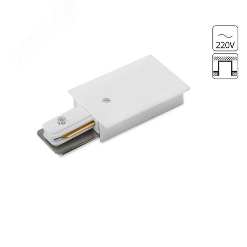 Коннектор белый IP20