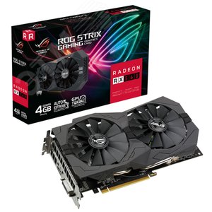 Видеокарта ROG-STRIX-RX560-4G-V2-GAMING, AMD Radeon RX 560, 4ГБ GDDR5, PCI-Express 3.0
