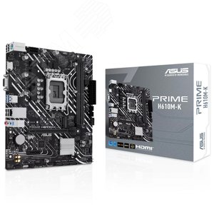 Материнская плата PRIME H610M-K, LGA1700, Intel H610, Micro ATX