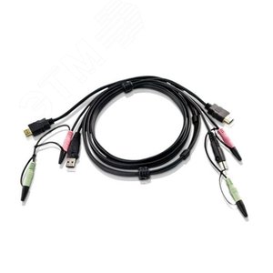 Кабель KVM HDMI, USB, аудио, 1.8 метра
