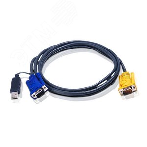 Кабель KVM VGA, PS/2, USB, 3 метра