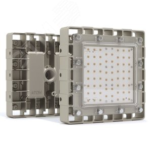 Светильник светодиодный ДСП-30Вт, IP67, 5000К, 4600Лм, взр:1ExsIIT6X, 120°, f=0.55, ~220в, крюк/скоба/труба 3/4, Arsenal-M