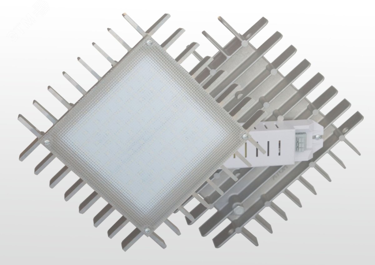 Светильник светодиодный ДВО-33Вт, IP20, 3800Лм, 5000К, Грильято, призм, 15х15см, Albatross