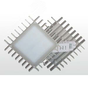 Светильник светодиодный ДВО-33Вт, IP20, 2700Лм, 5000К, Грильято, опал, 15х15см, Albatross