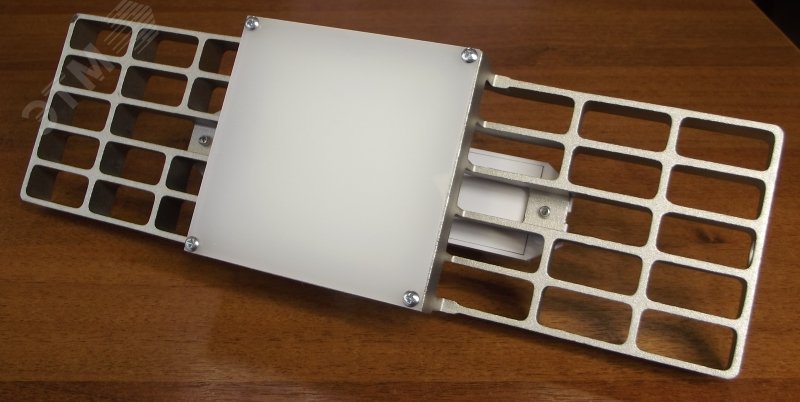 Светильник светодиодный ДВО-33Вт, IP20, 2800Лм, 5000К, Грильято, опал, 12х12см, Albatross