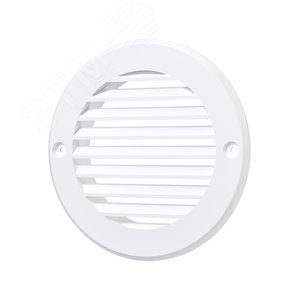 Решетка вентиляционная круглая D136 с фланцем D100