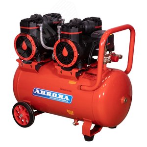 Компрессор PASSAT-50 BLACK тихий, без масл. (45л, 500л/мин, 2.9кВт)