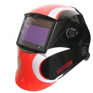 "Маска сварщика ""Хамелеон"" SUN7 черно-красная"