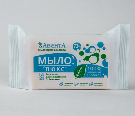 Мыло хозяйственное "ЛЮКС" (200 г), цвет. упак.