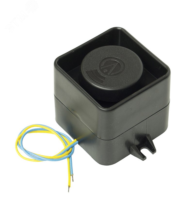 Охранно пожарный оповещатель Свирель-12 аварийный звуковой 100дБ питание 12В корпус черный