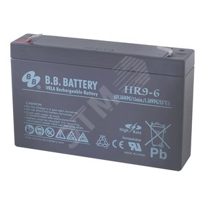 Аккумулятор 6В 9Ач