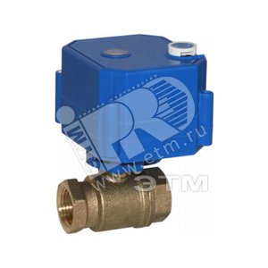 Кран шаровый 1' с электроприводом 12V