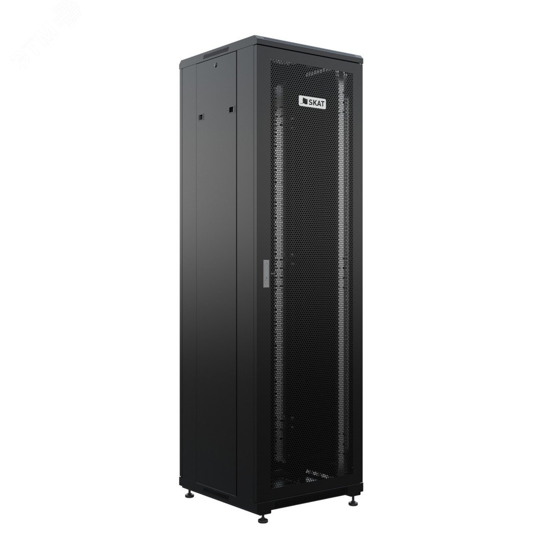 SKAT TB-42R660PF-B Шкаф напольный универсальный серверный 42U 600х600мм дверь перфорированная