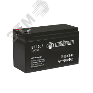 Аккумулятор 12В 7Ач Battbee