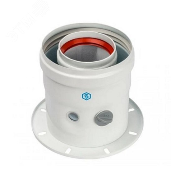 Адаптер коаксиальный  d 60/100 мм для вывода трубы вверх только для ECO Classiс / ECO Nova