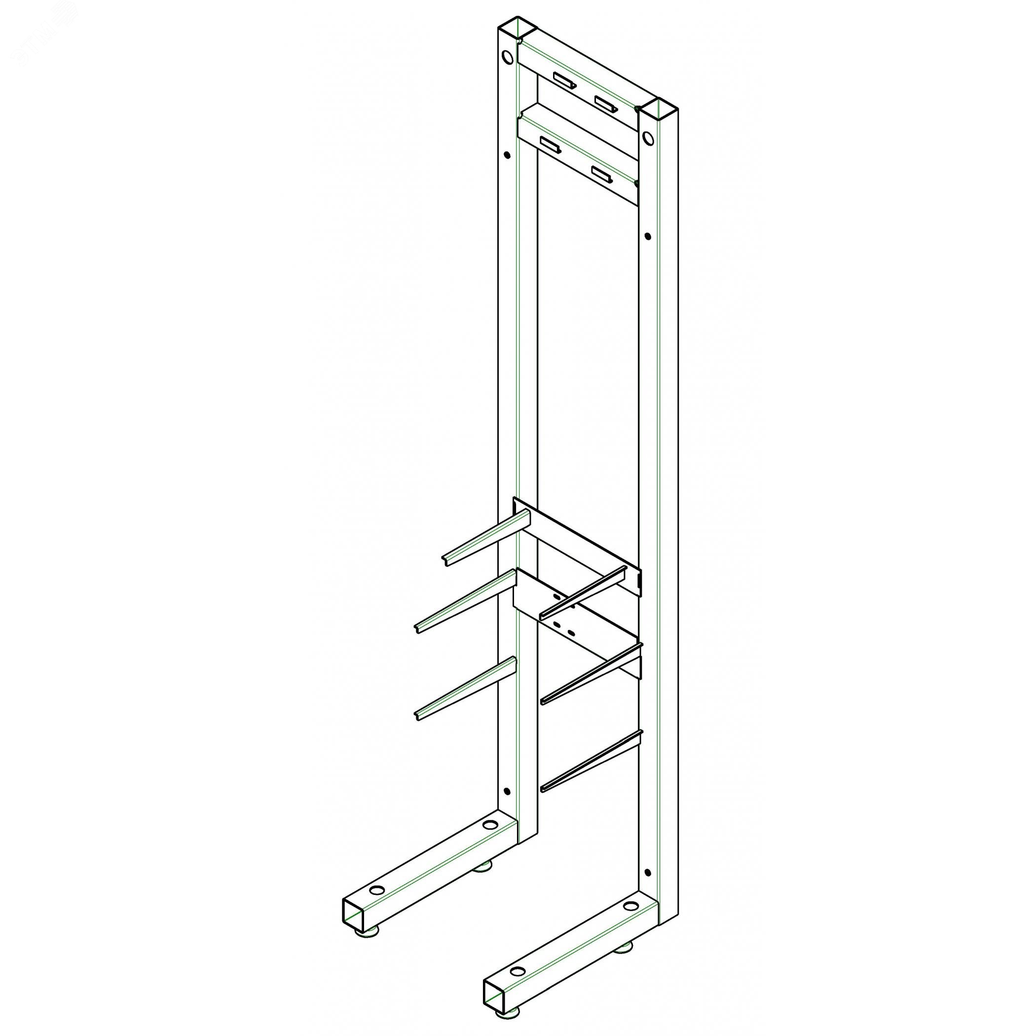 Рама для навешивания котла и гидравлических коллекторов для LUNA Duo-tec MP+
