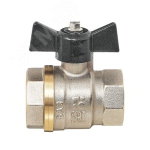 Кран шаровой 11Б27п1 3/4' А30/1 НГ ВВ бабочка никель PN40