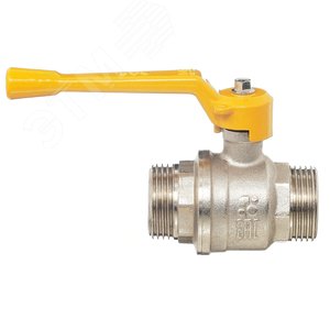 Кран шаровой 11Б27п 1/2' А12 НГ газ НН рычаг никель PN40