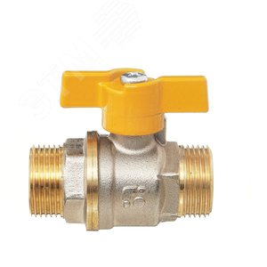 Кран шаровой 11Б27п 1/2' А12/1 НГ газ НН бабочка никель PN40