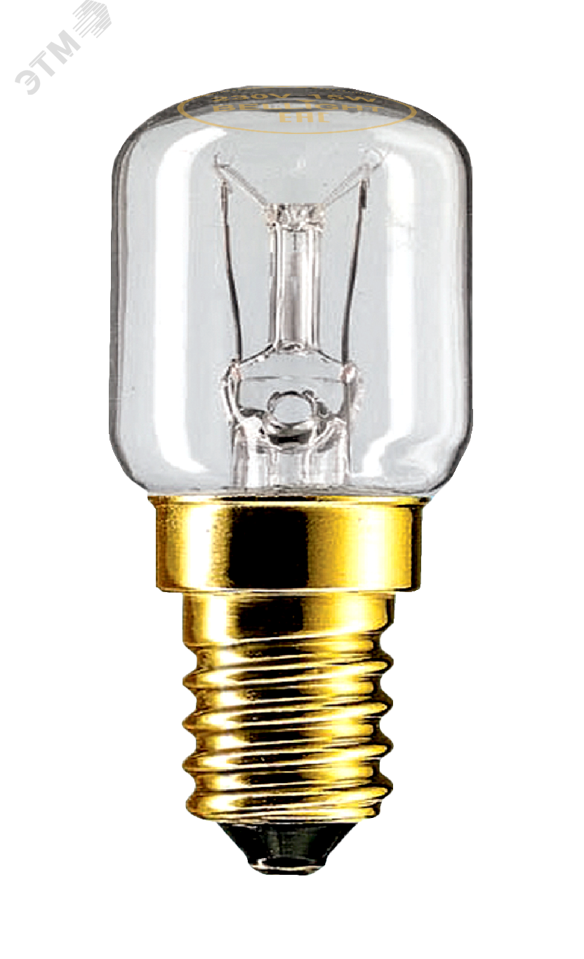 Лампа накаливания РН 15вт 230в Е14 BL для дух.шкафа