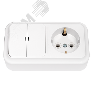 Беларусь блок нар2-кл выклс индик+розетка зк